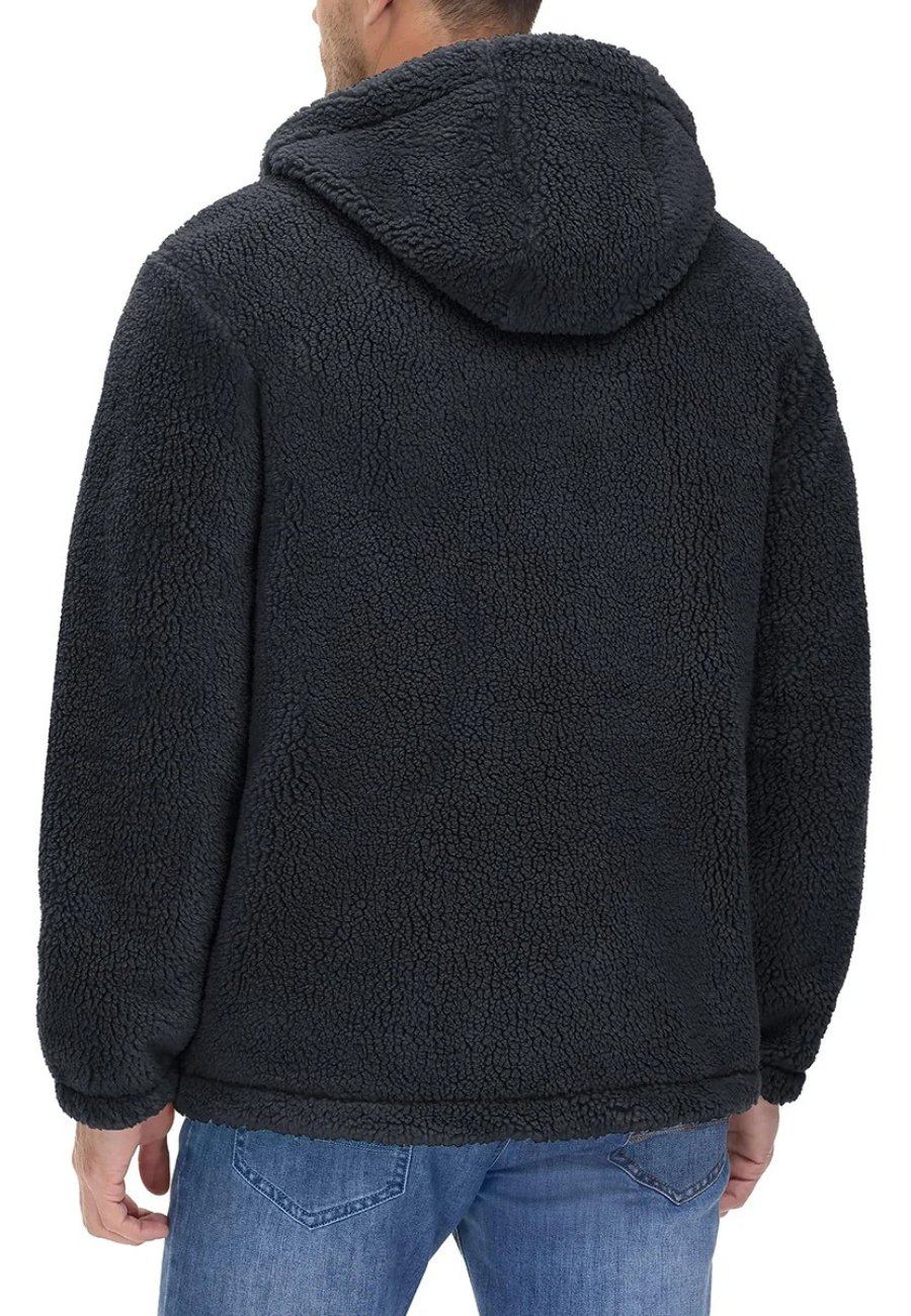 Veste polaire capuche homme