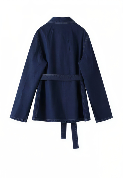 Veste en jeans avec ceinture