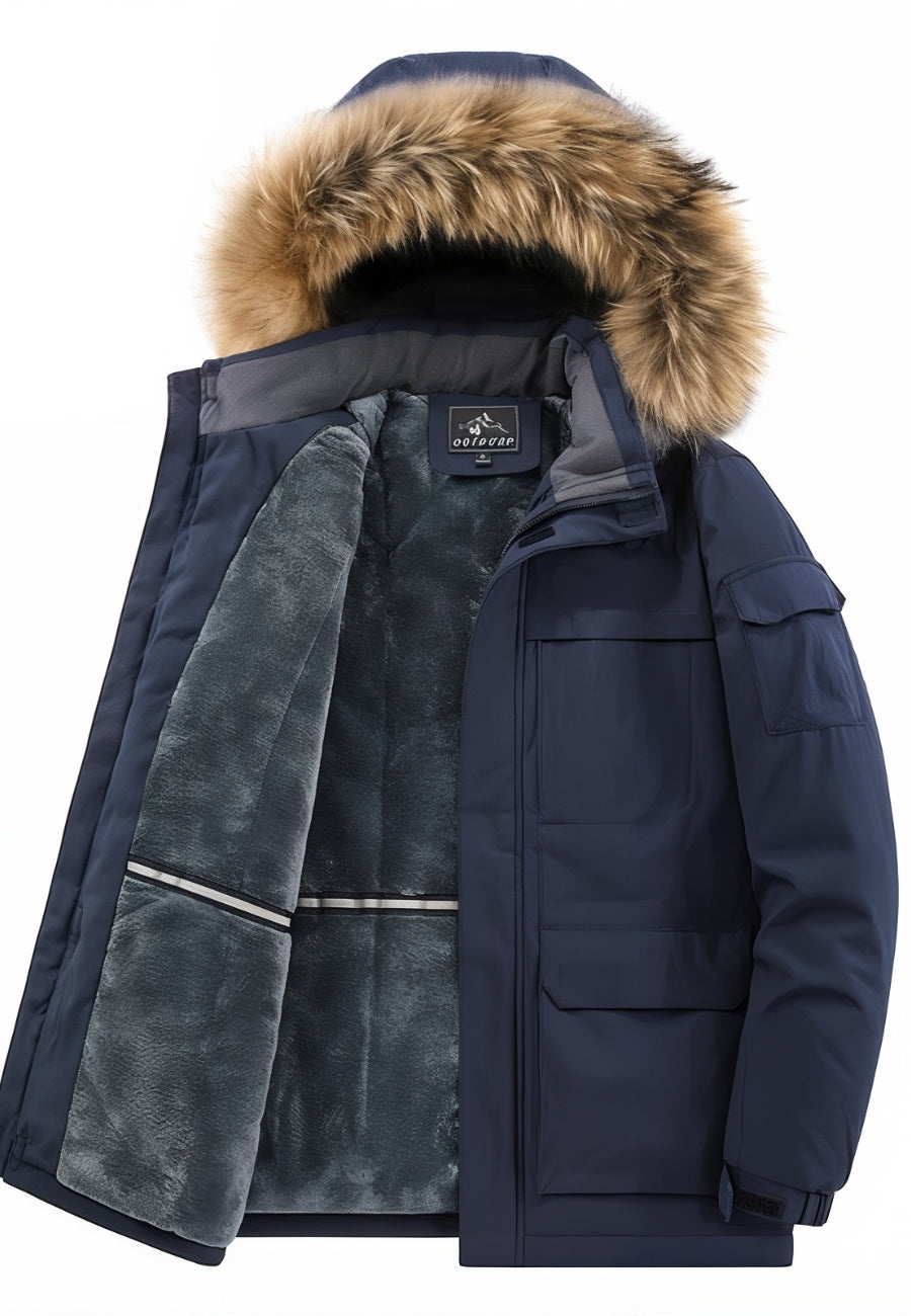 Parka fourrure pour homme