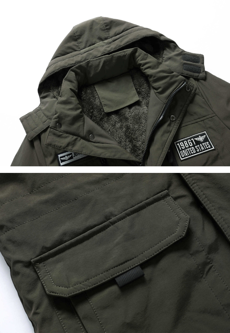 Parka militaire homme