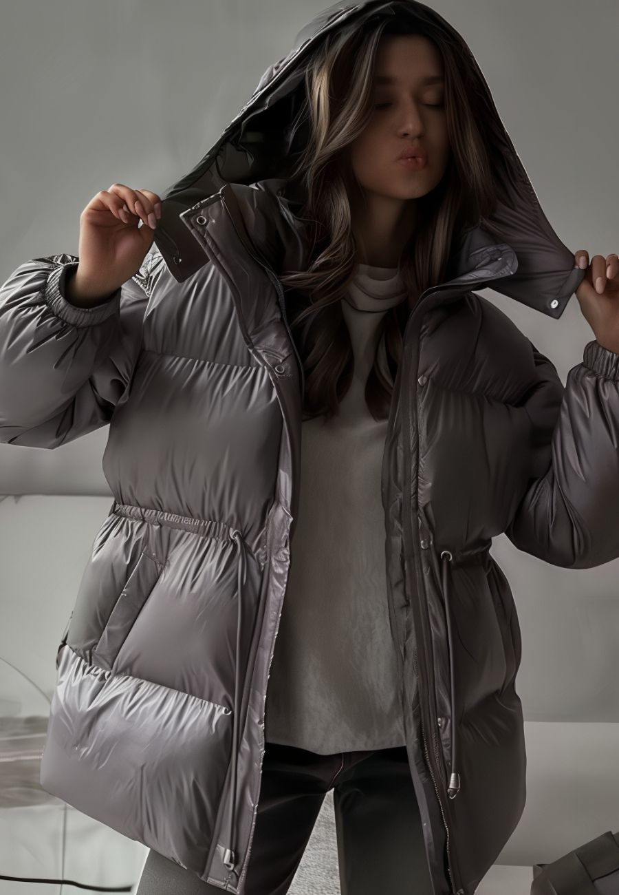 Doudoune chaude femme imperméable avec capuche