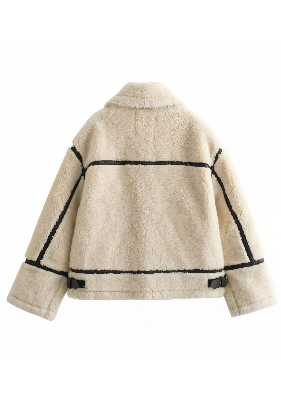 Veste en fausse fourrure femme