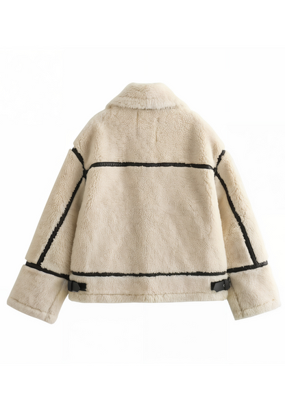 Veste en fausse fourrure femme