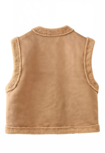 Gilet sans manche en laine femme