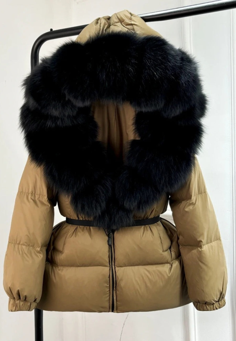 Doudoune femme à capuche