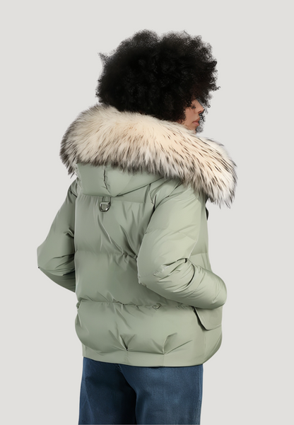 Parka chaude femme courte