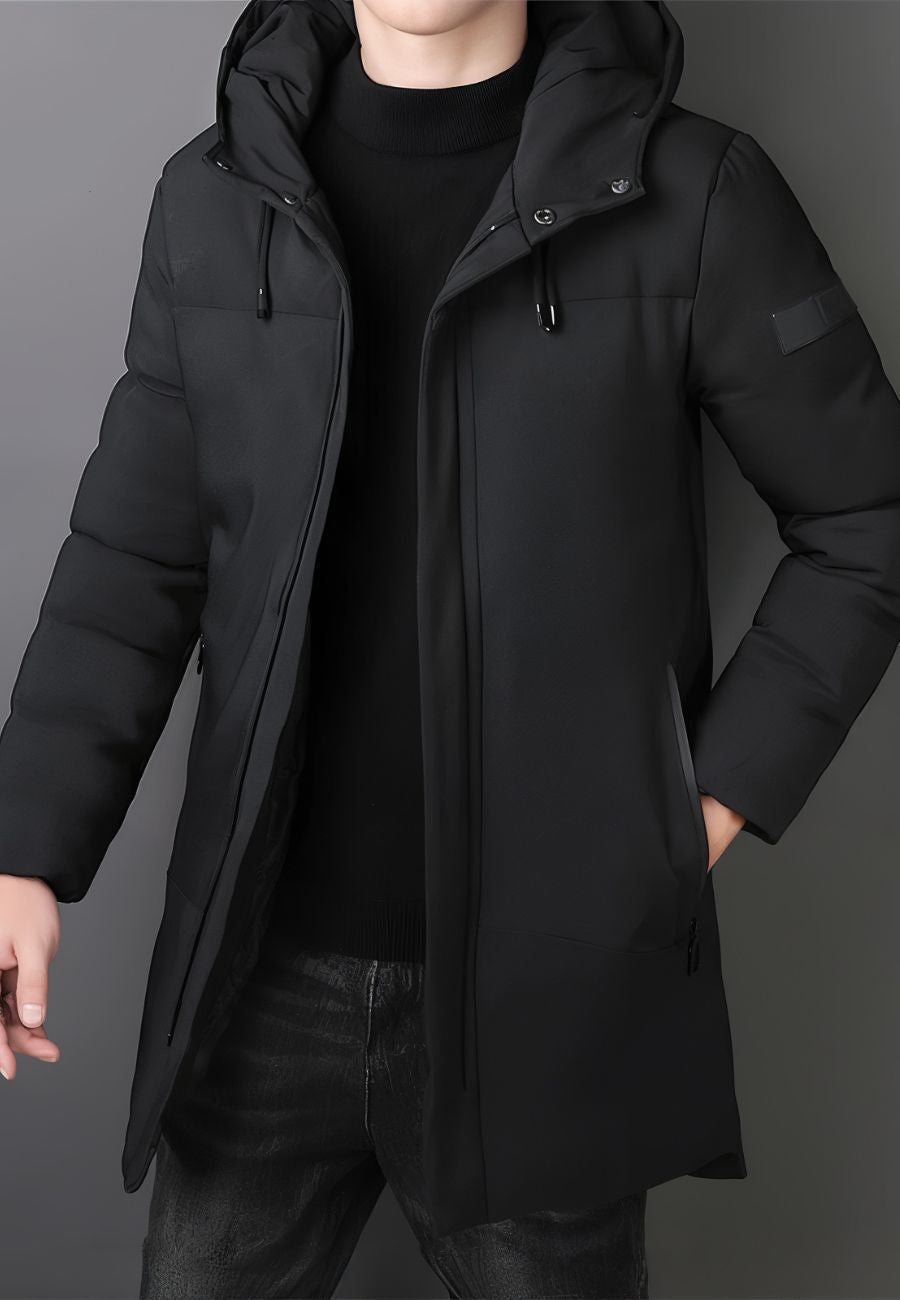 Parka longue homme