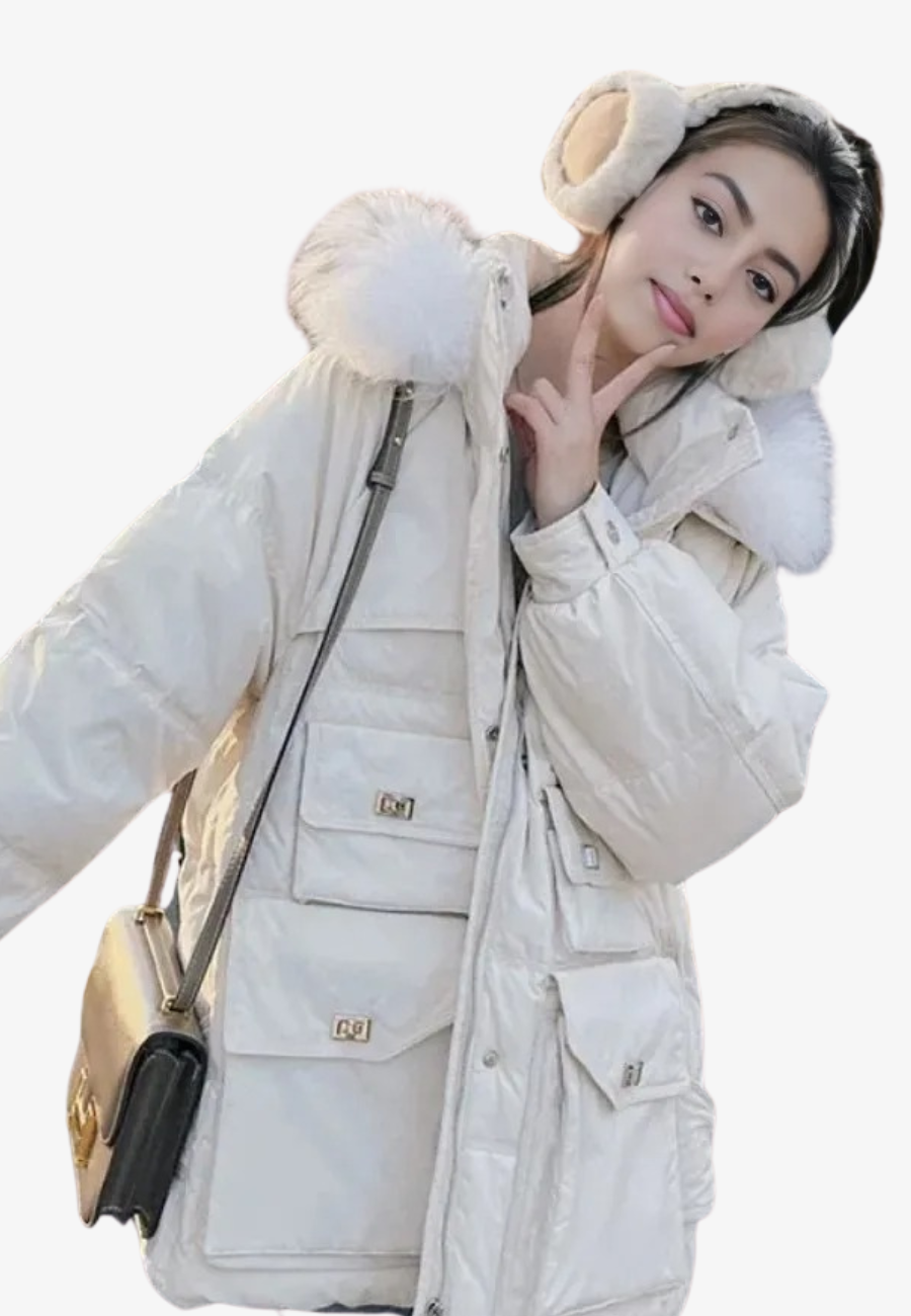 Parka Fourrure Blanche