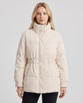 Doudoune Beige Femme