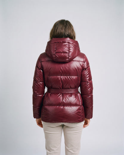 Doudoune Bordeaux Femme - dos