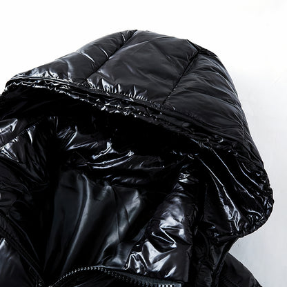 Doudoune d'hiver brillante pour homme