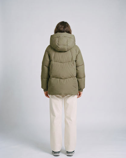 Doudoune Femme Verte - dos