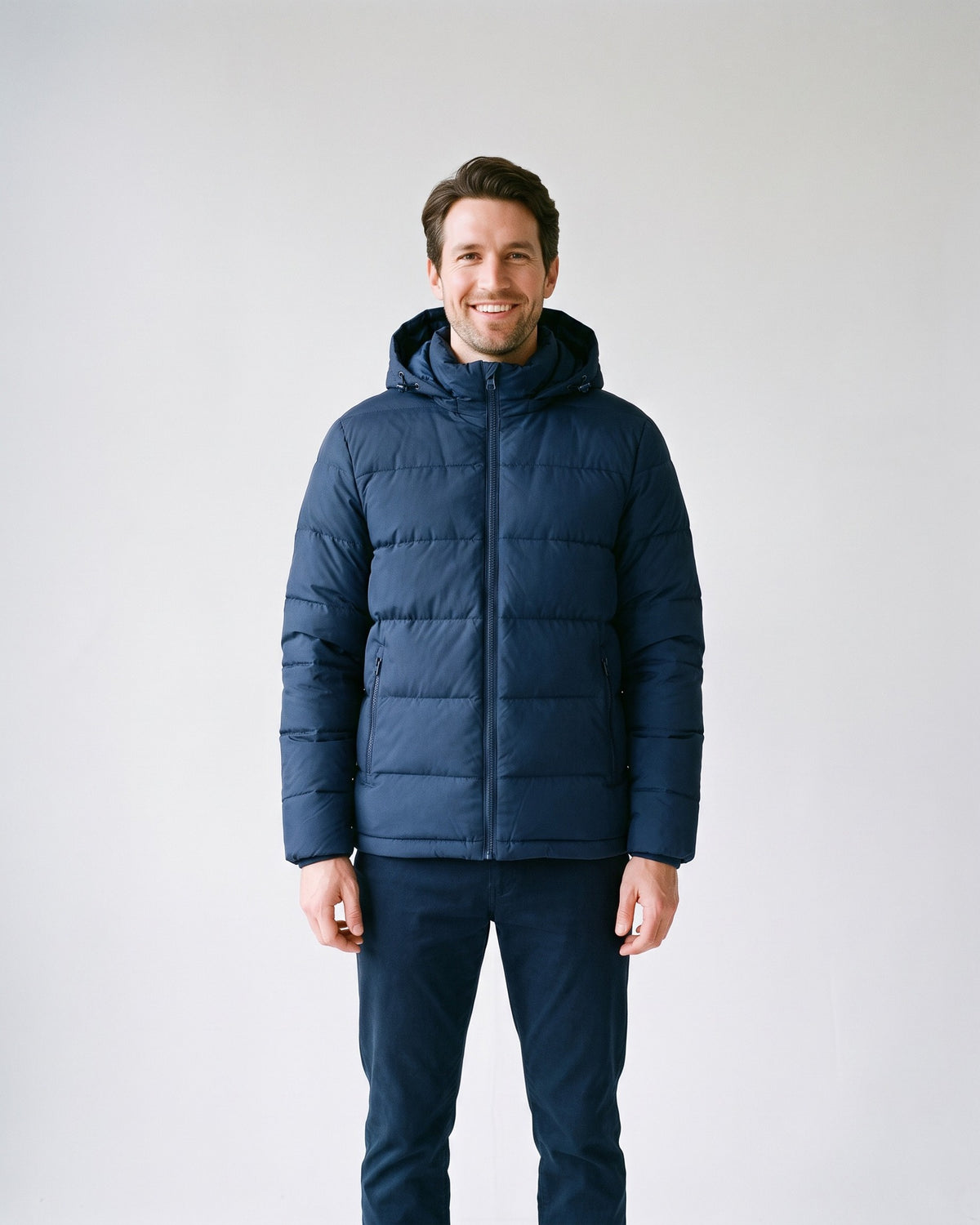 Doudoune Homme Bleu Marine - face