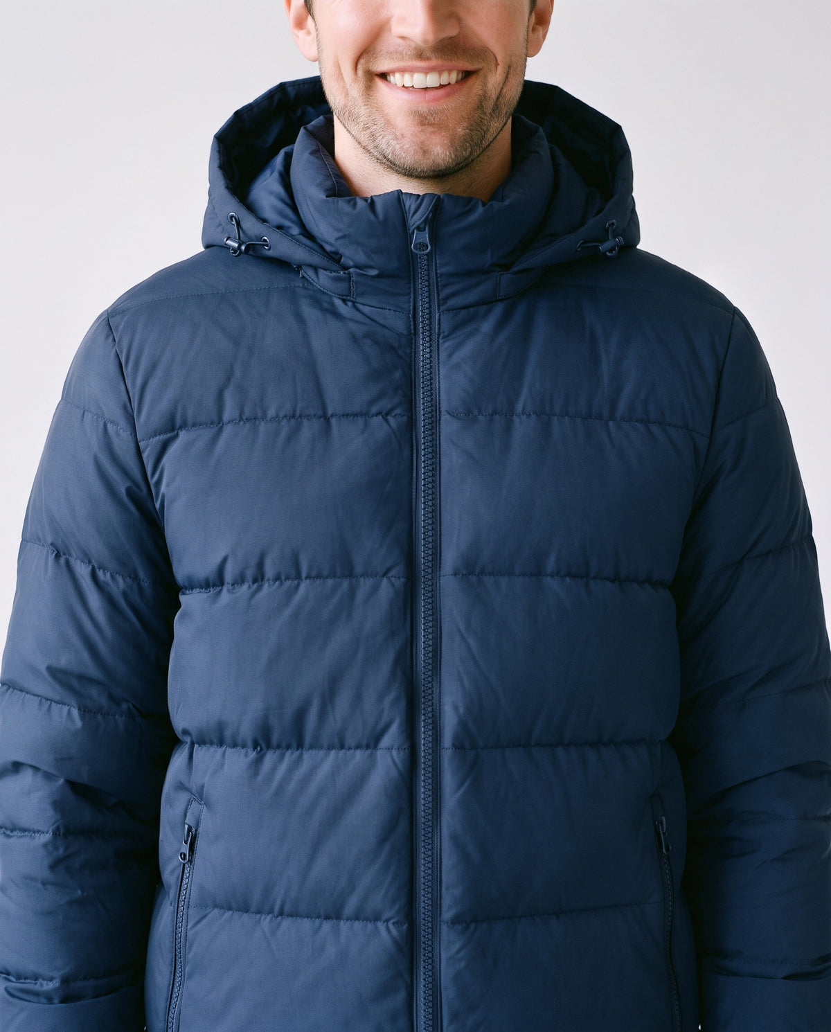 Doudoune Homme Bleu Marine - détail