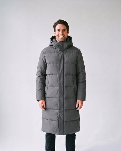 Doudoune Homme Grand Froid Gris - face