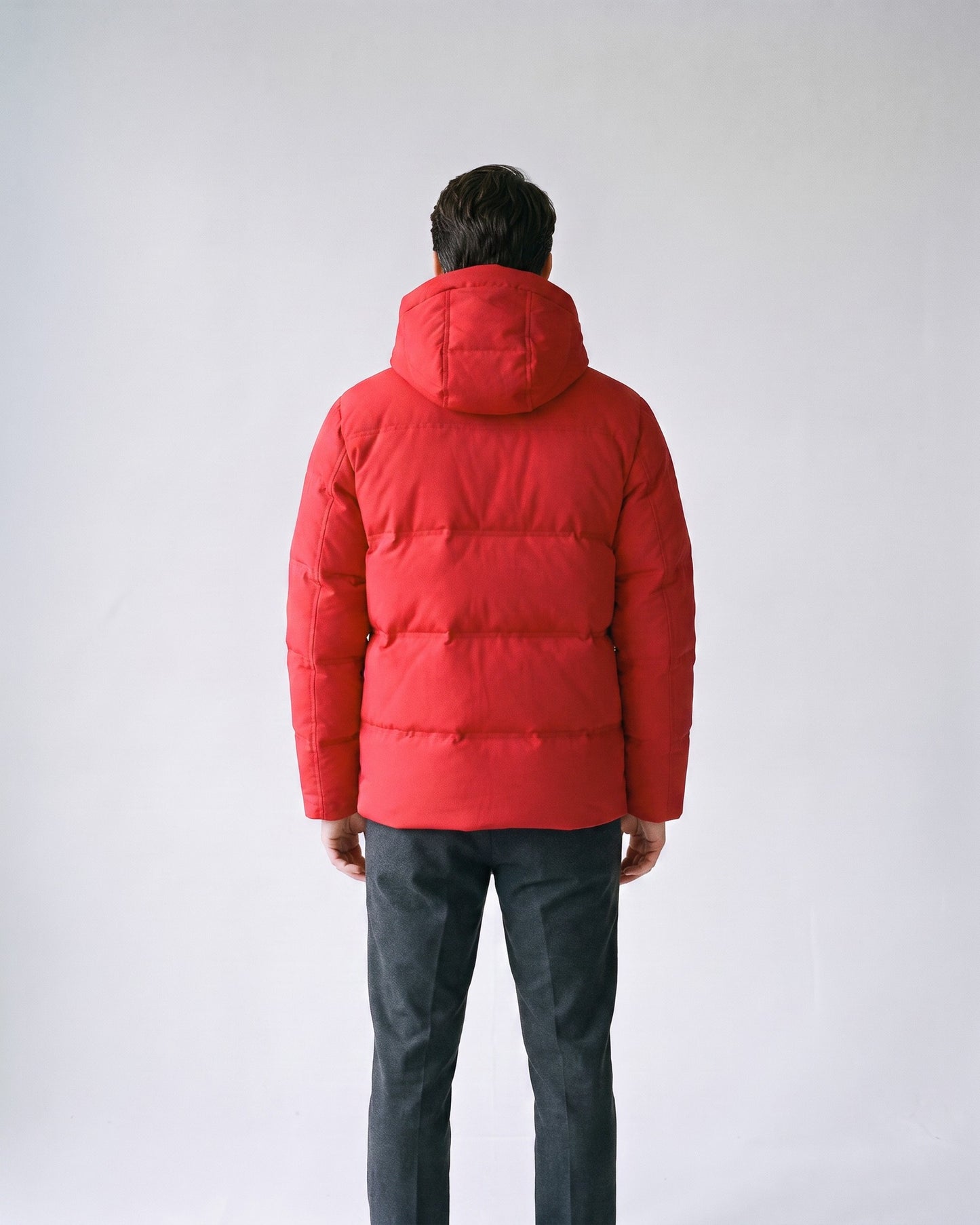 Doudoune Homme Rouge - dos