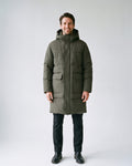 Doudoune Longue Verte Homme
