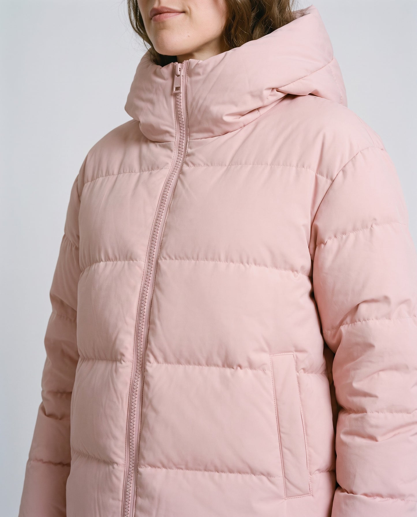 Doudoune Rose Femme - détail