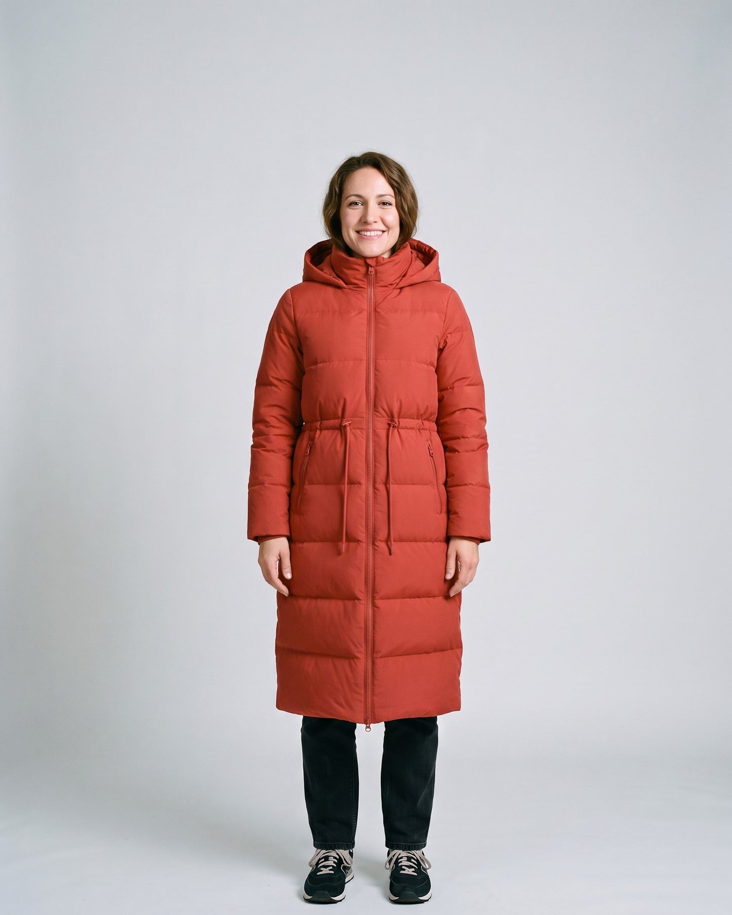 Doudoune Rouge Femme - face