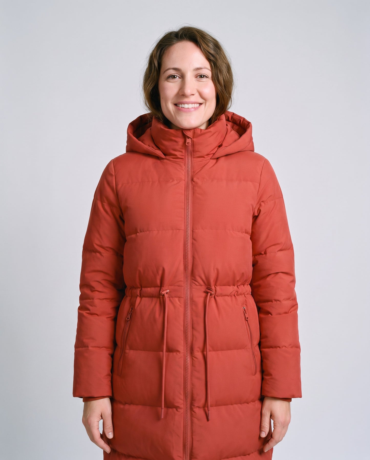 Doudoune Rouge Femme - détail