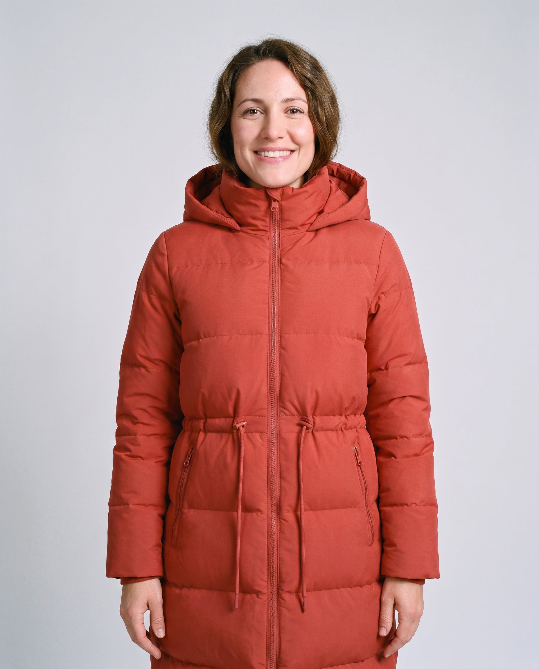 Doudoune Rouge Femme - détail