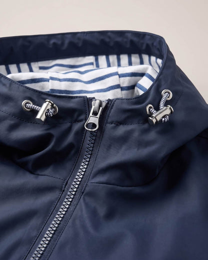 Imperméable à capuche marine femme — Détail