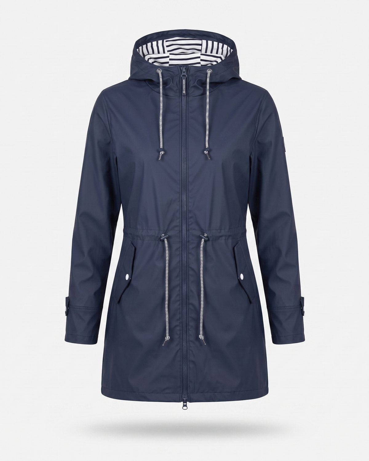 Imperméable à capuche marine femme — Packshot