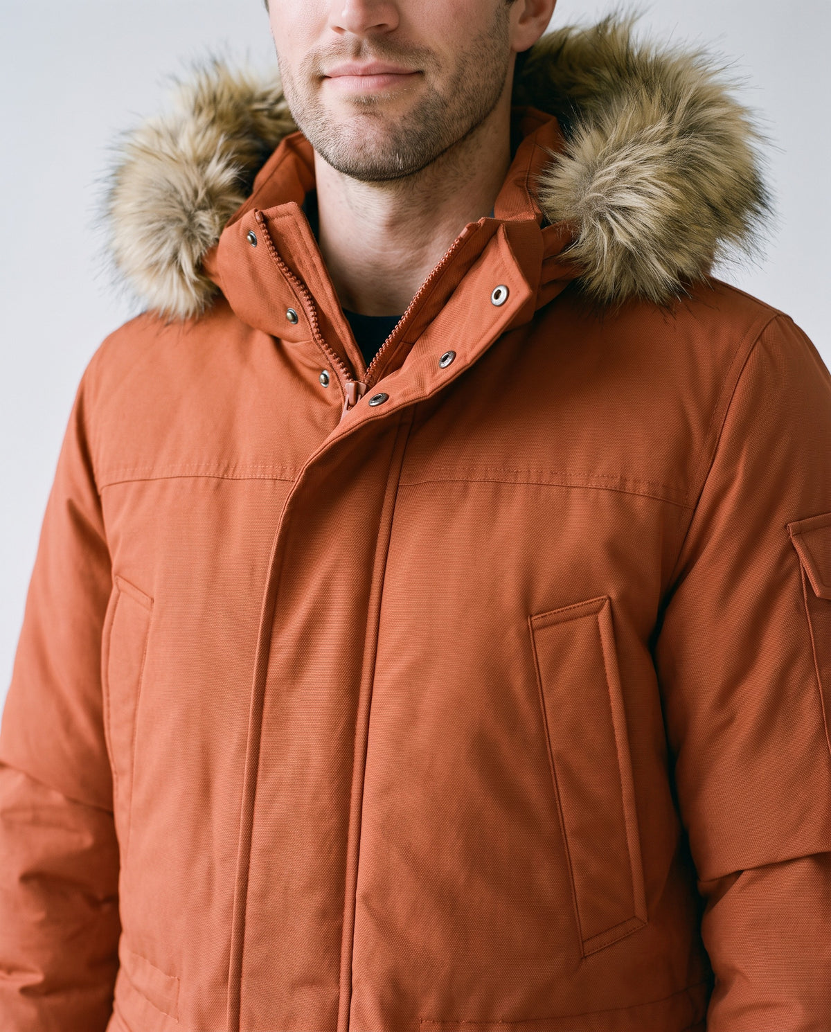 Parka Fourrure Homme - détail