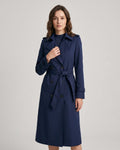 Trench Bleu Marine Femme long