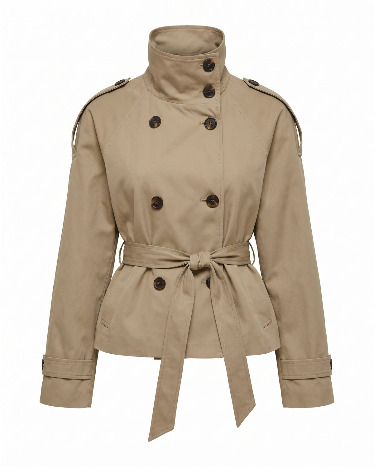 Trench court beige femme packshot
