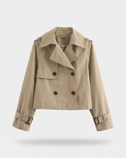 Trench court camel femme produit