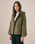 Trench Court Kaki Femme