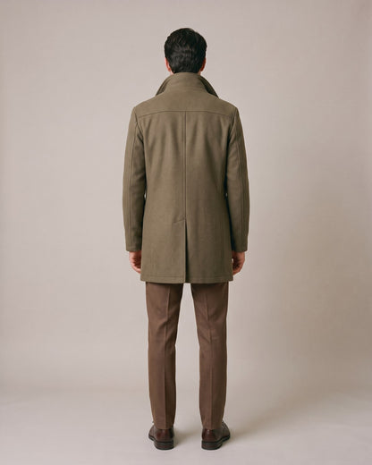 Trench kaki homme - vue dos