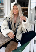 Veste en fausse fourrure femme
